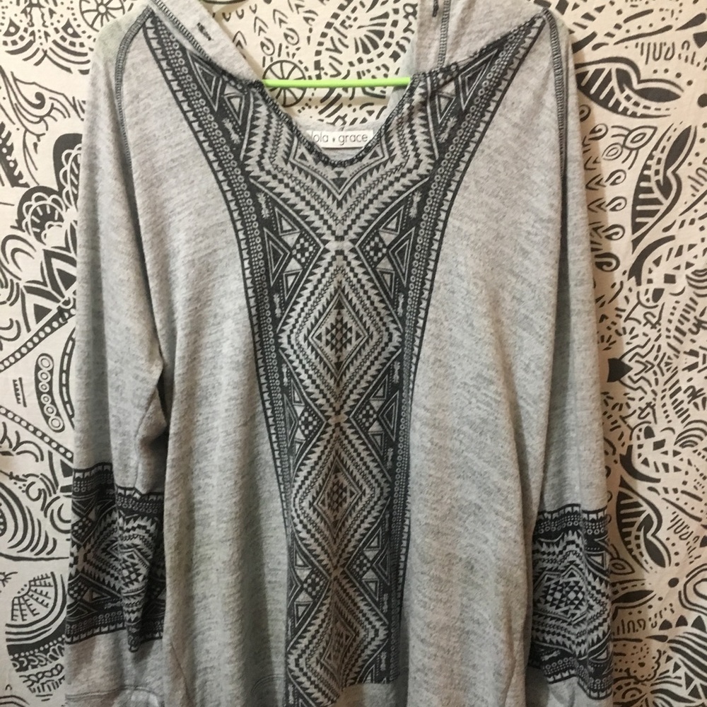Tribal print sweater